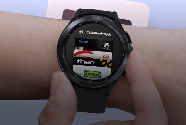 Rellotge CaixaBank Pay, targetes